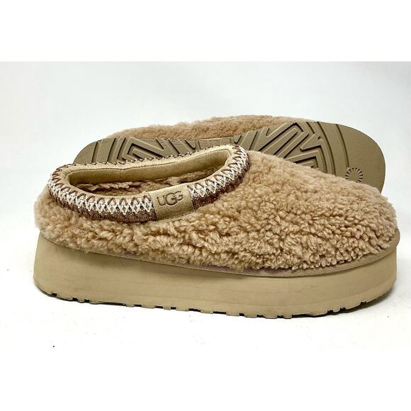 🆕Ugg Tazz Maxi Curly Platform Slipper Women’s New Size 9 - Picture 3 of 10